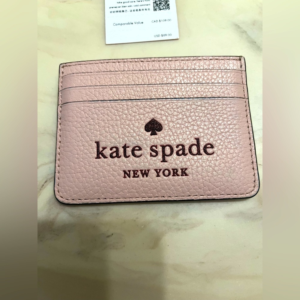 Kate Spade Light Pink Card Holder